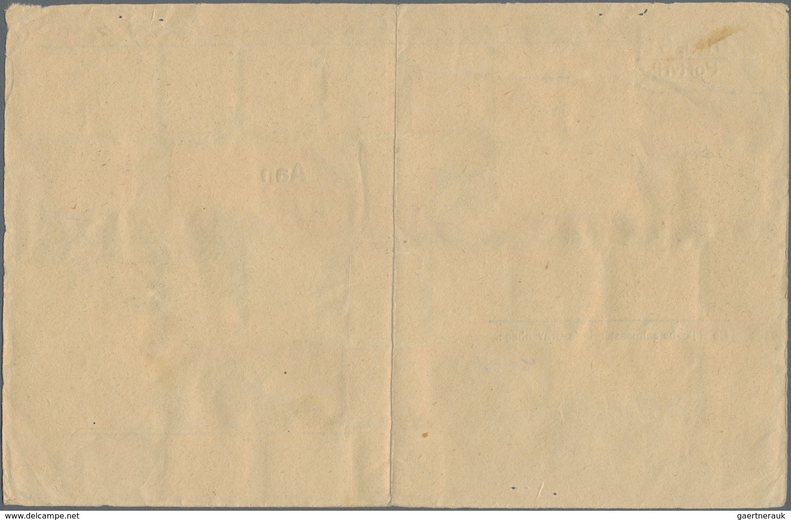 Niederlande: 1927, Front Of A Registered, Value Declared Letter Of "12.000 Gulden" Sent From Den Haa - Altri & Non Classificati