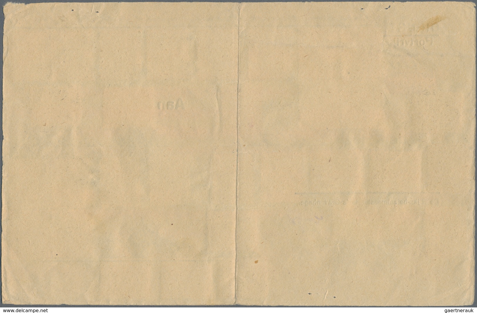 Niederlande: 1927, Front Of A Registered, Value Declared Letter Of "12.000 Gulden" Sent From Den Haa - Andere & Zonder Classificatie