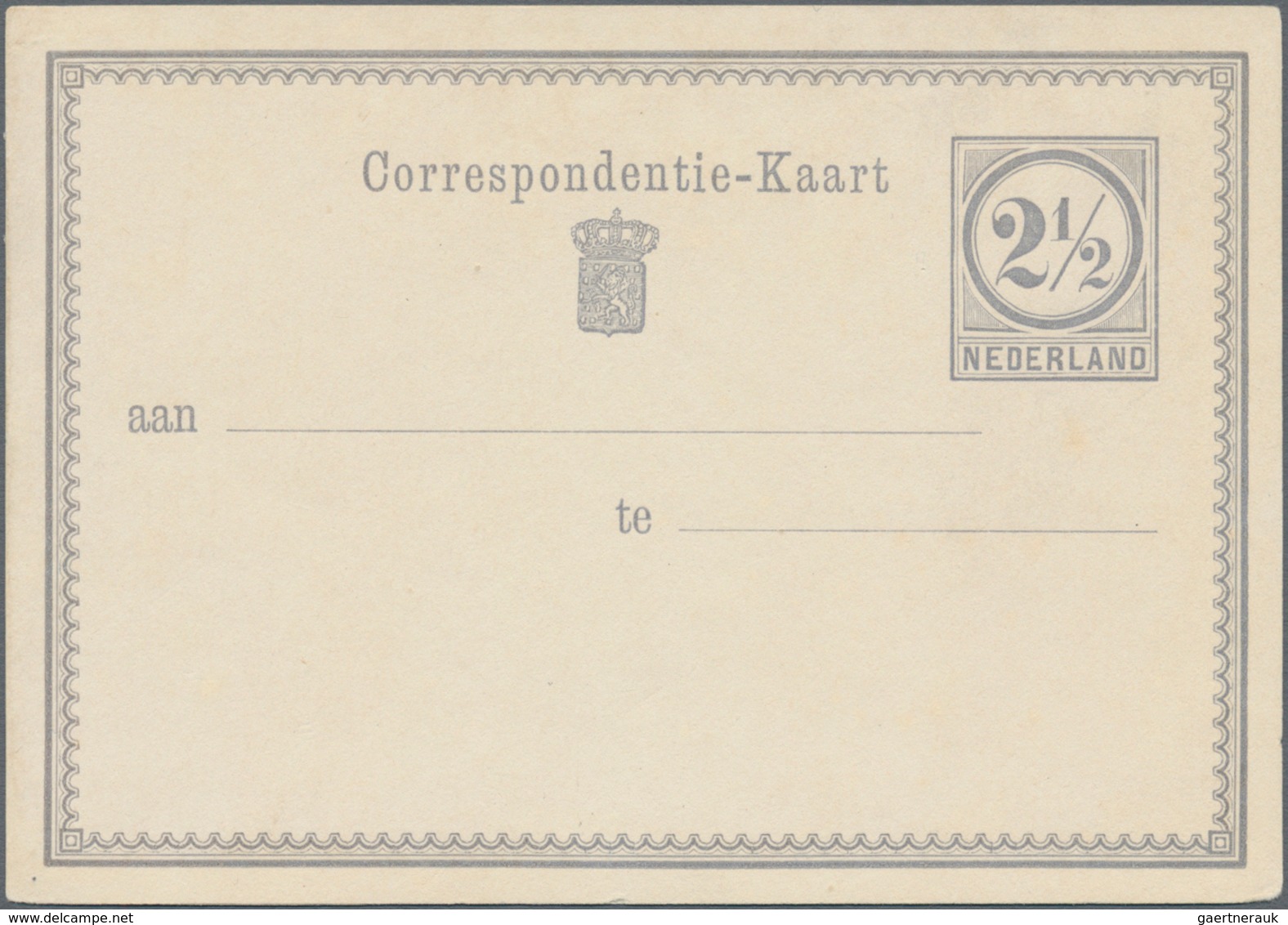 Niederlande - Ganzsachen: 1876, Five Unused Postal Stationeries As Rare Proofs In Different Colors, - Postal Stationery