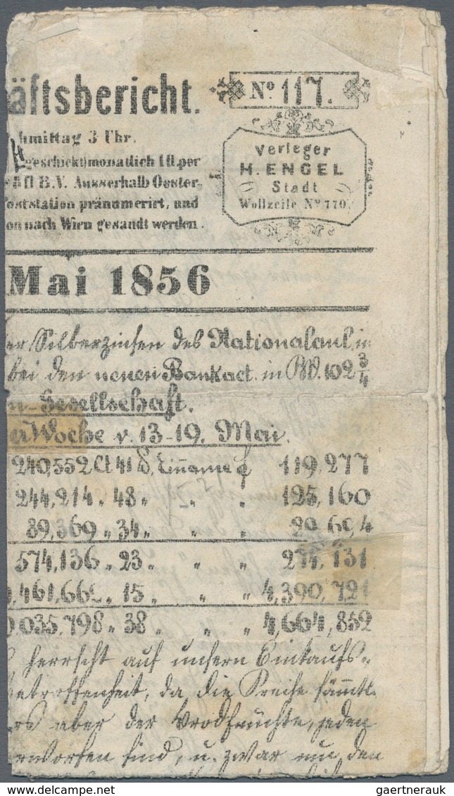 Österreich: 1851, (6 Kreuzer) Ockergelb, Type I B, Sogenannter "GELBER MERKUR", Oben Breit, Unten üb - Andere & Zonder Classificatie