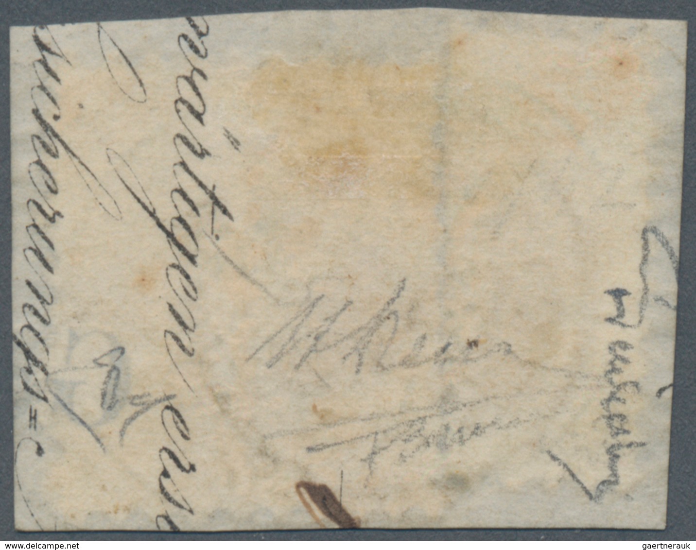 Österreich: 1863/1864, 10 Kreuzer Blau + 10 Kr Senkr. HALBIERUNG (li. Hälfte) Ideal Zentrisch überge - Other & Unclassified