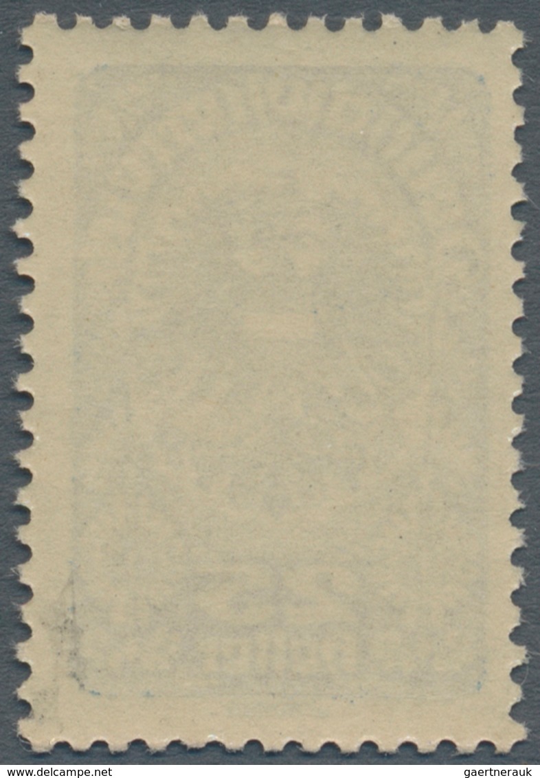 Österreich: 1919, Freimarke 25 Heller In Seltener C-Farbe Schwärzlichultramarin/tiefblau Einwandfrei - Other & Unclassified