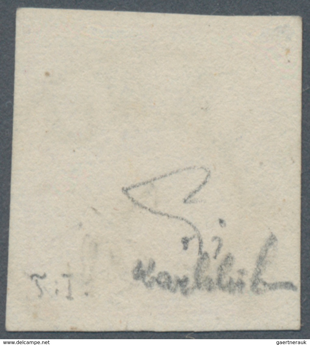 Österreich - Lombardei Und Venetien: 1850/1854, 15 Cent. Blassrot Type I "MAILÄNDER POSTFÄLSCHUNG" M - Lombardy-Venetia