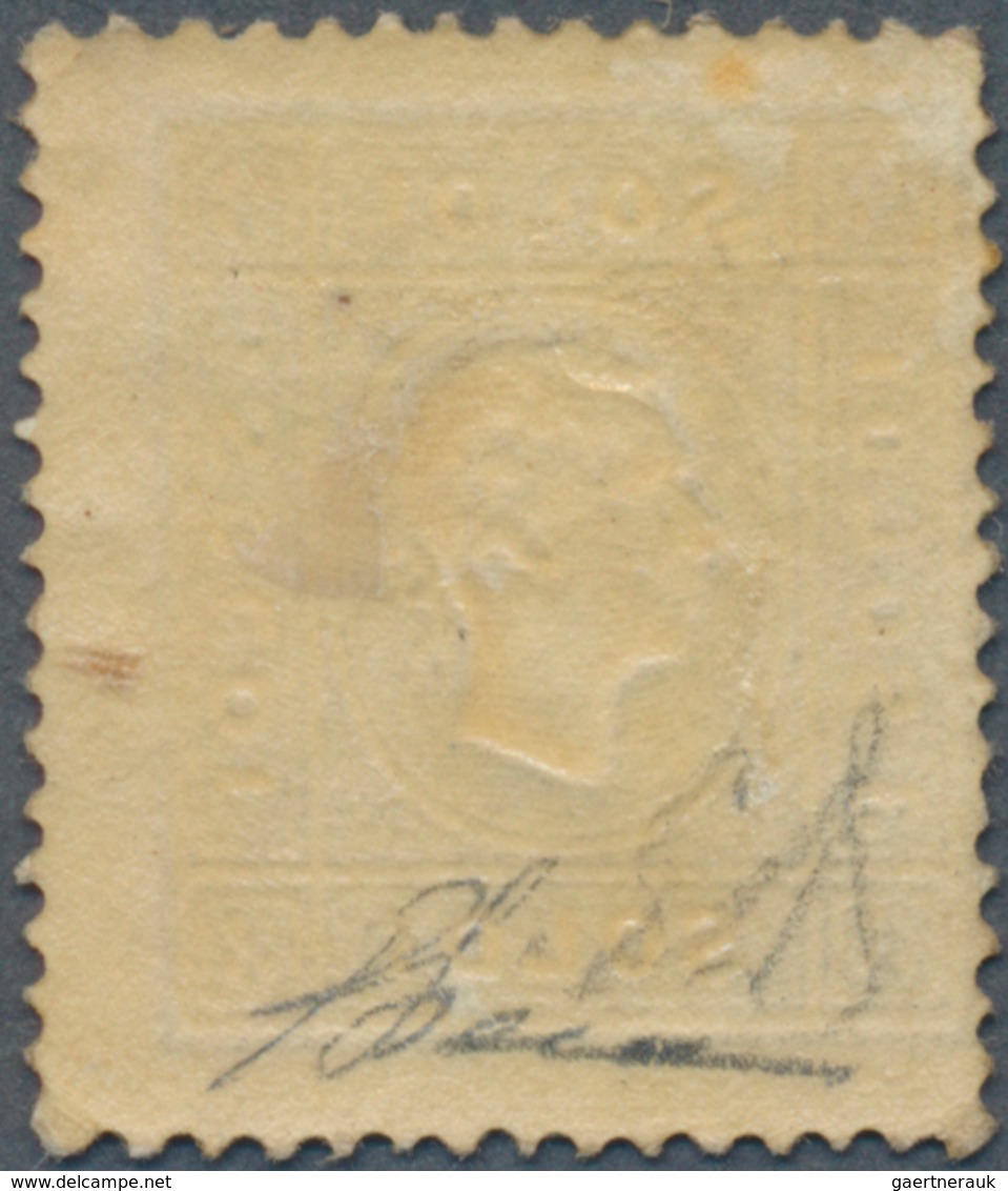 Österreich - Lombardei Und Venetien: 1859, 3 So. Schwarz, Type II, Farbfrisches Exemplar In Meist Gu - Lombardy-Venetia