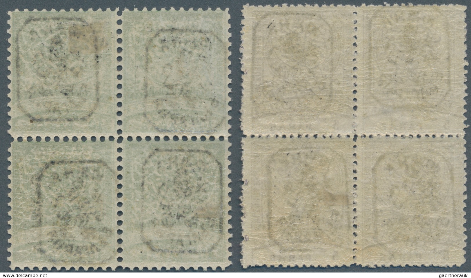 Ostrumelien: 1885. Ottoman Stamps Of 1884 Overprinted "JUZNA BULGARIJA" (cyrillic) Arounf "Bulgarian - Other & Unclassified