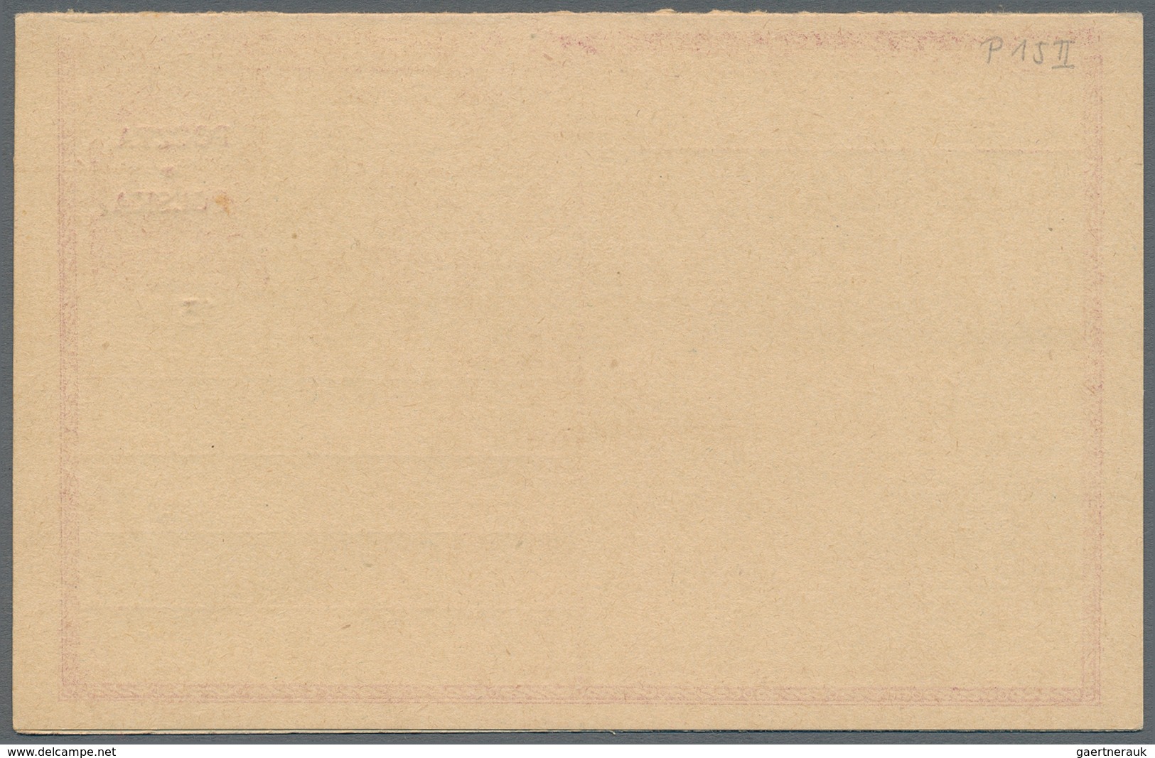 Polen - Ganzsachen: 1919 Unused And Revalued Postal Stationery Card, Original Card From Austria P 23 - Stamped Stationery