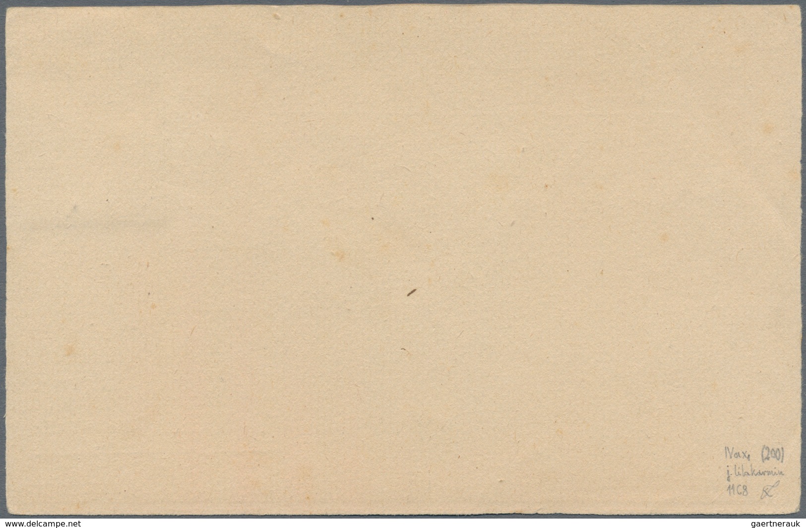 Polen - Lagerpost: Woldenberg: 1942, Internal Camp Mail 10 F White Smooth Thick Paper On Provisional - Other & Unclassified