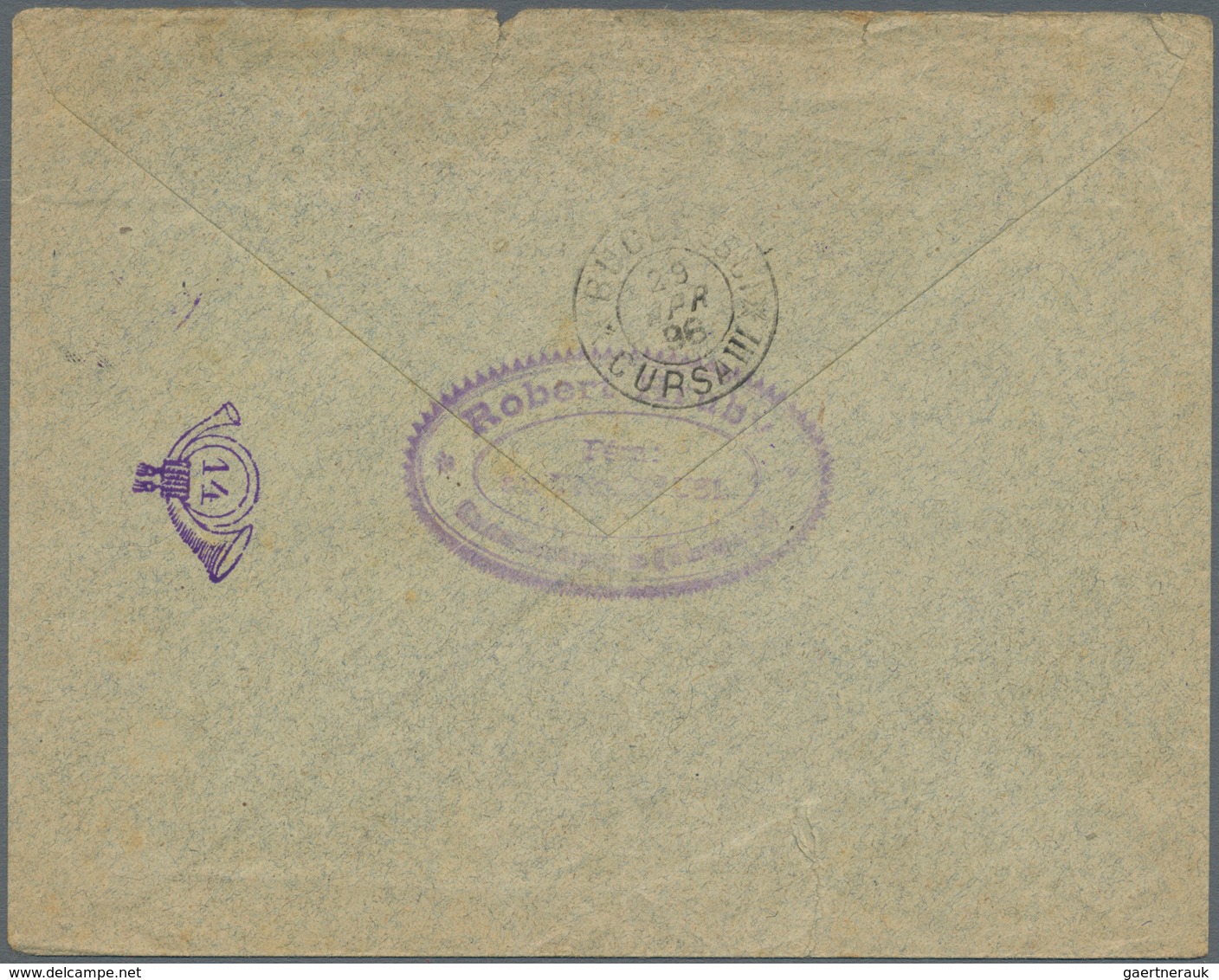 Rumänien - Rumänische Post In Der Levante: 1896 Printed Envelope Sent From The Rumanian P.O. In Cons - Levant (Turkije)