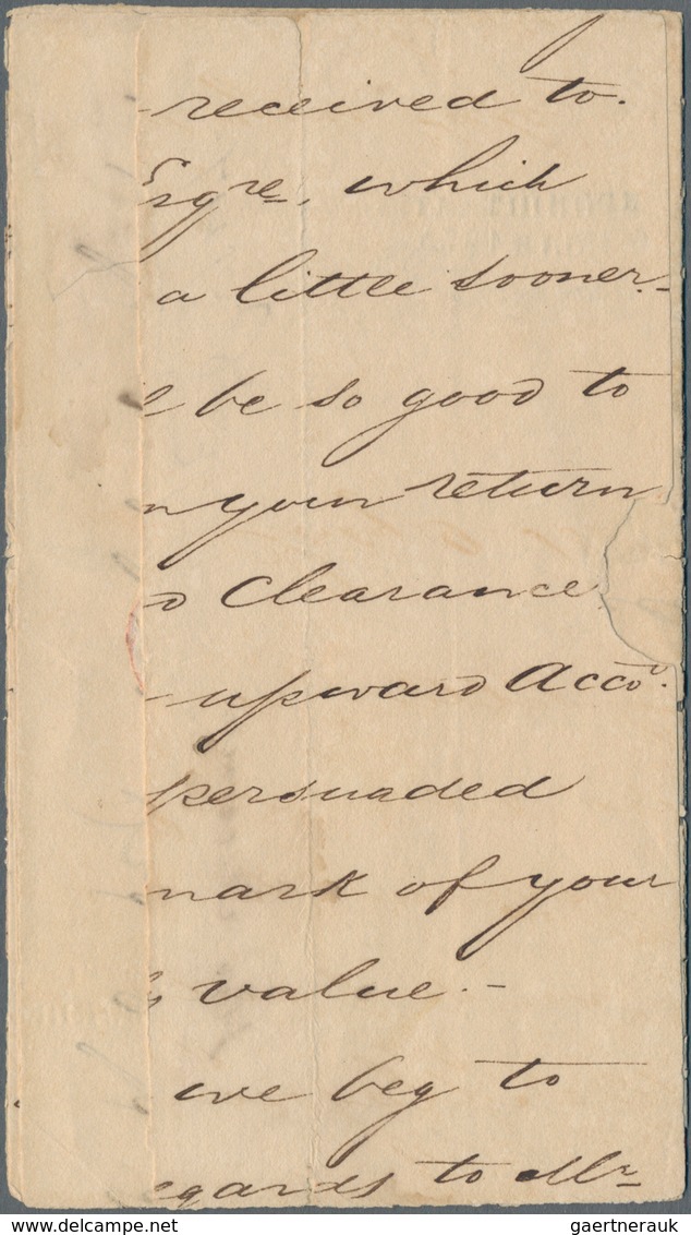 Russland - Vorphilatelie: 1835. Folded Letter From "KRONSHTADT, 21 JULY 1835" To COPENHAGEN, "Tilsit - ...-1857 Prephilately