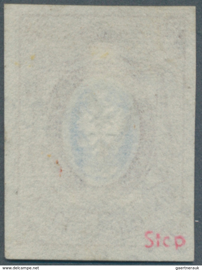 Russland: 185810 Kop. Brown With Dotted Numbered Cancel And Pen Stroke, Very Nice With Bride Margins - Brieven En Documenten