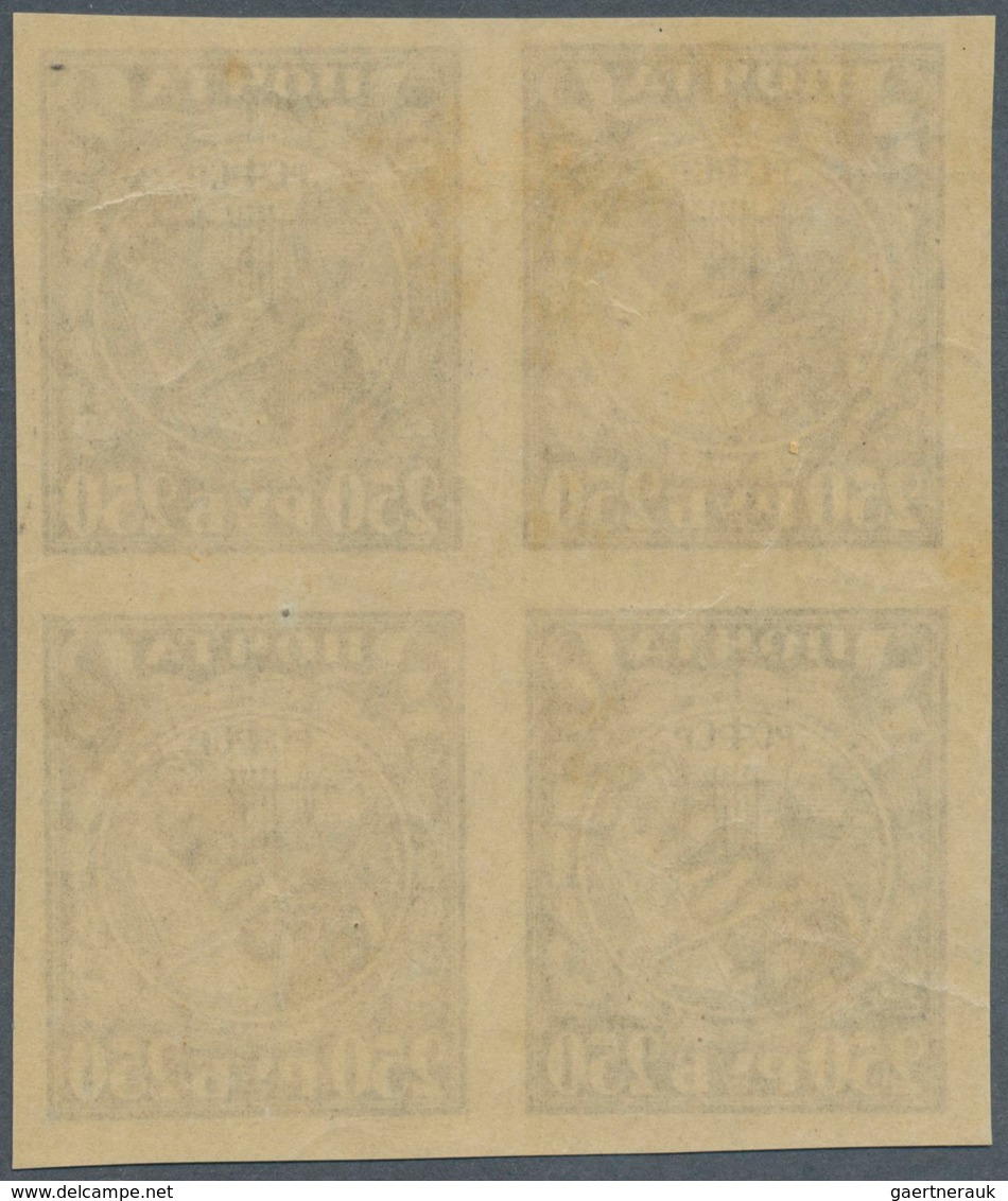 Russland - Lokalausgaben 1920/22: 1922. SMOLENSK. 7500r On 250r In A Block Of 4. Mint, NH. - Ongebruikt