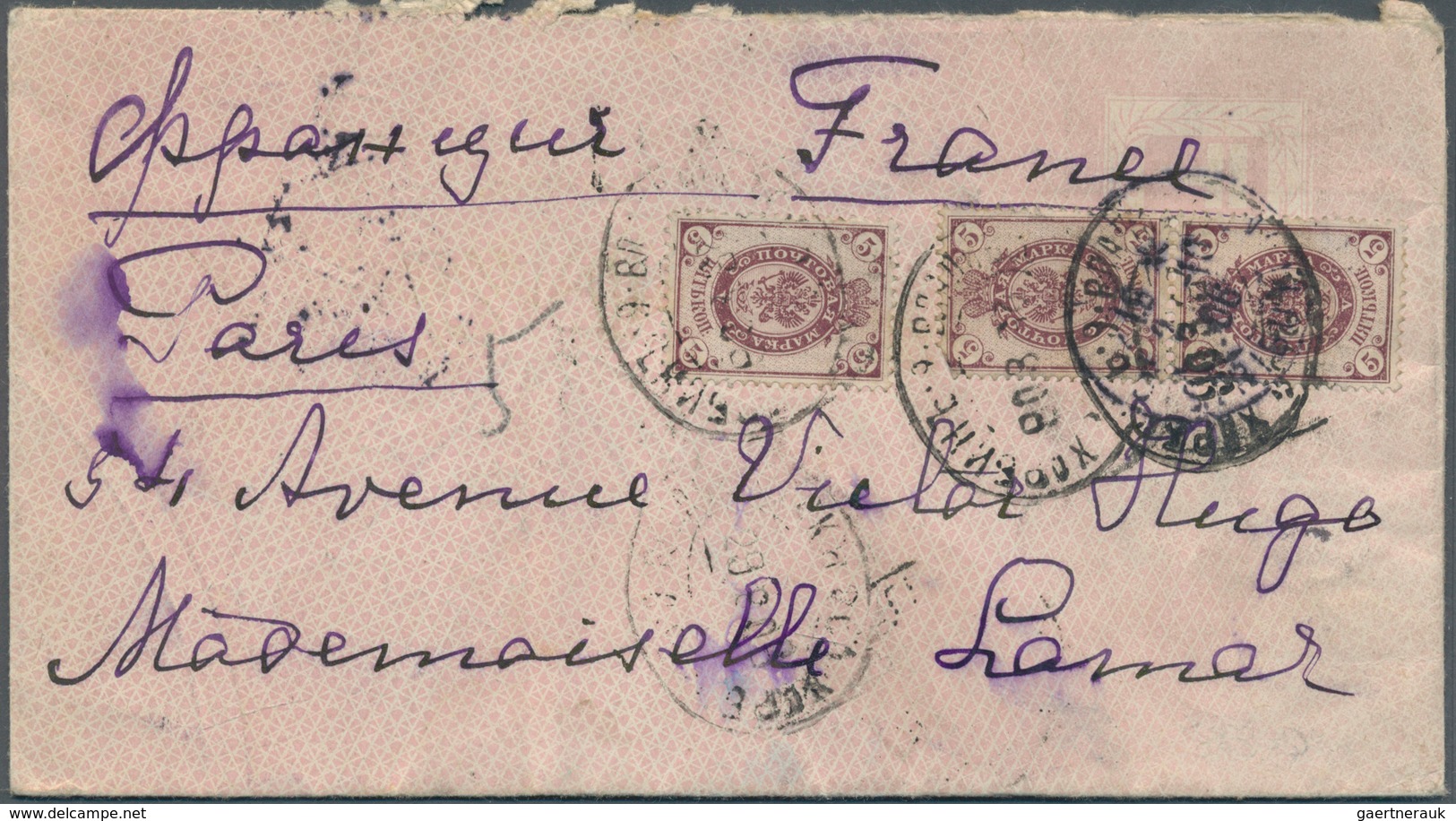 Russland - Besonderheiten: 1908 - China Eastern Railway Manchuria. Japanese Folded Postal Stationery - Sonstige & Ohne Zuordnung