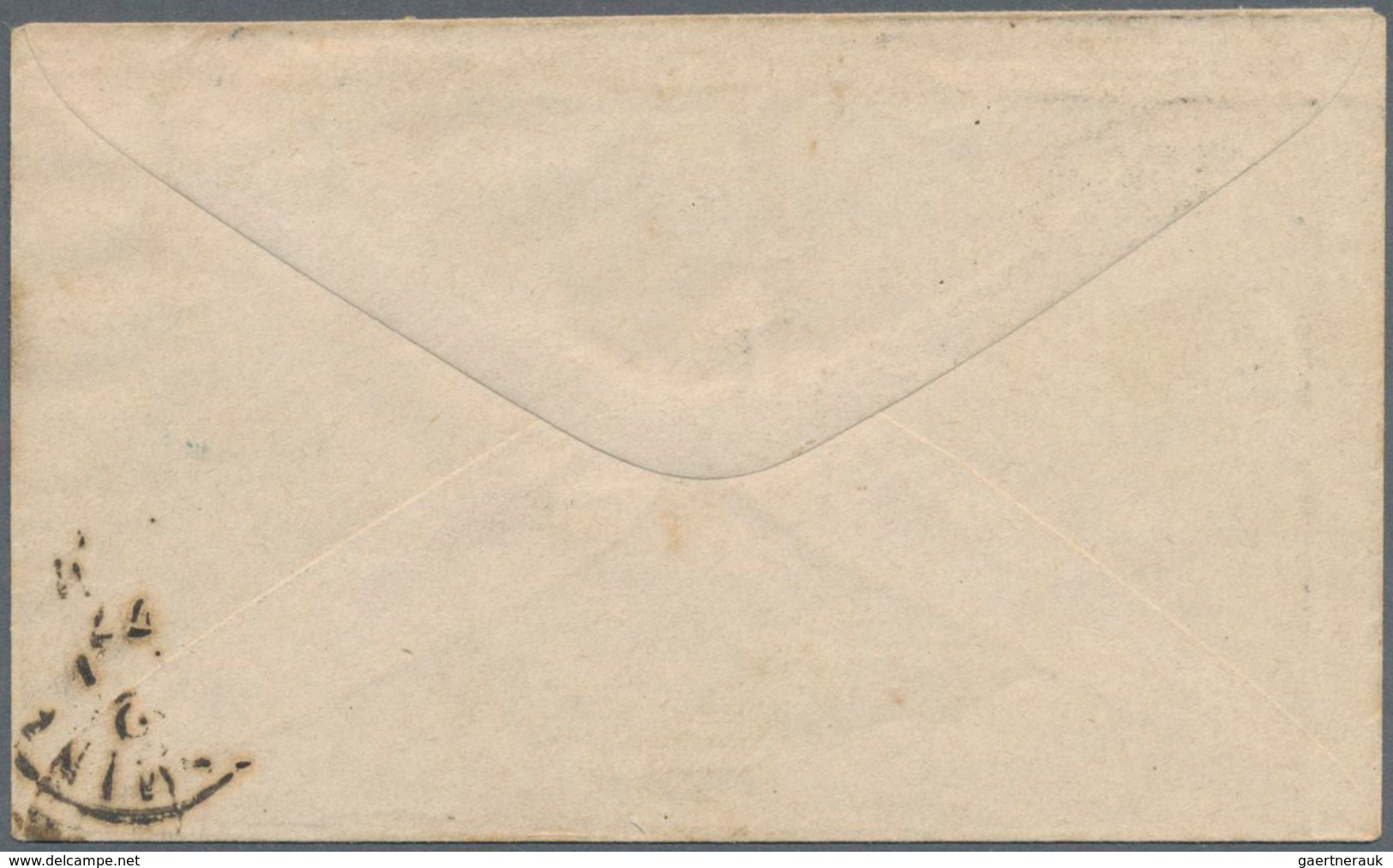 San Marino: 1877, Italy Michel-No. 24 Forerunner Single Franking Tied By Circle Postmark REPUBBLICA - Other & Unclassified