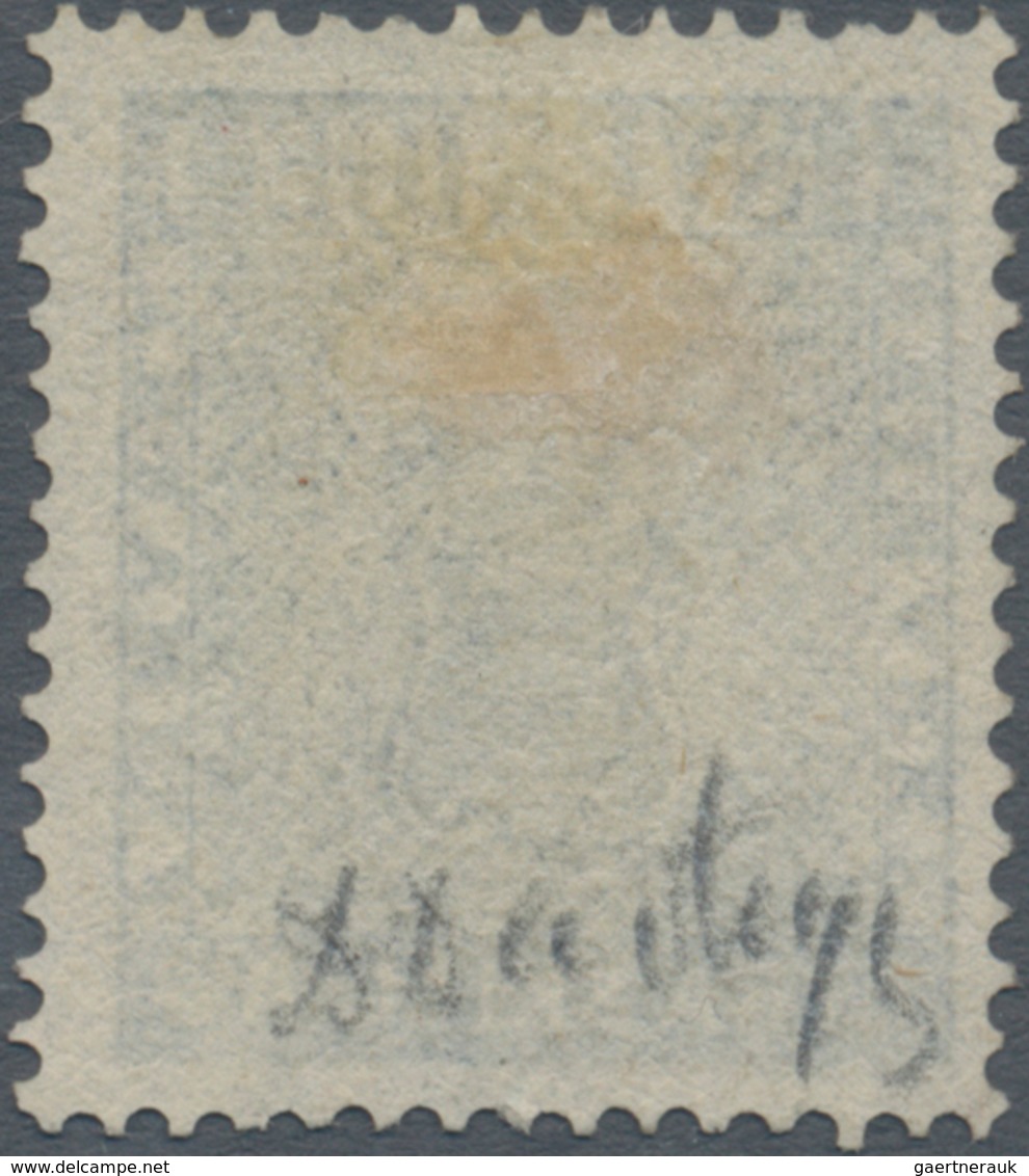 Schweden: 1855/1868 First Reprint Of 4 Skill B:co Blue (June 1868), Unused Without Gum, With A Parti - Gebruikt