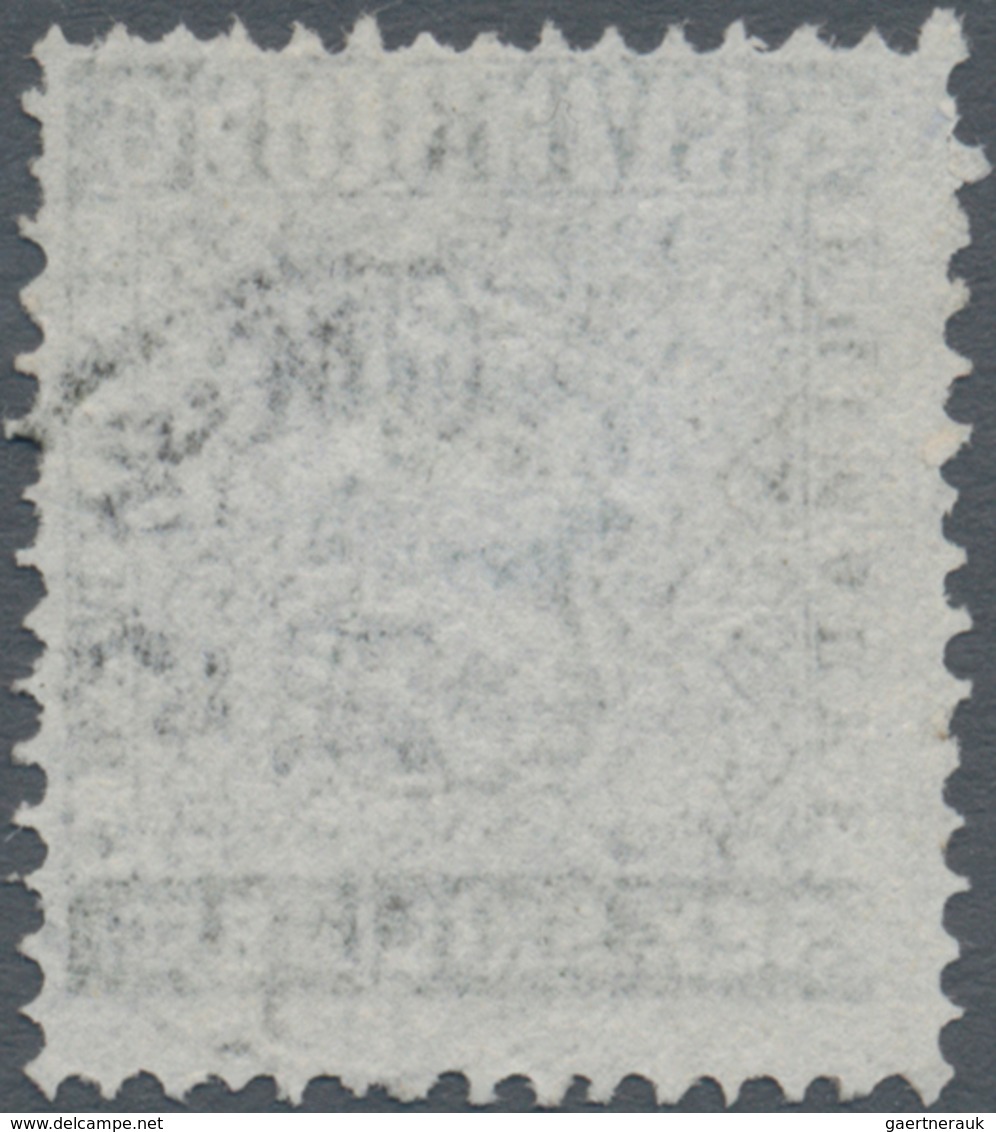 Schweden: 1855-58 6 Skill B:co Grey, Early Printing On Thin Paper, Used And Cancelled By "STOCKHOLM/ - Gebruikt