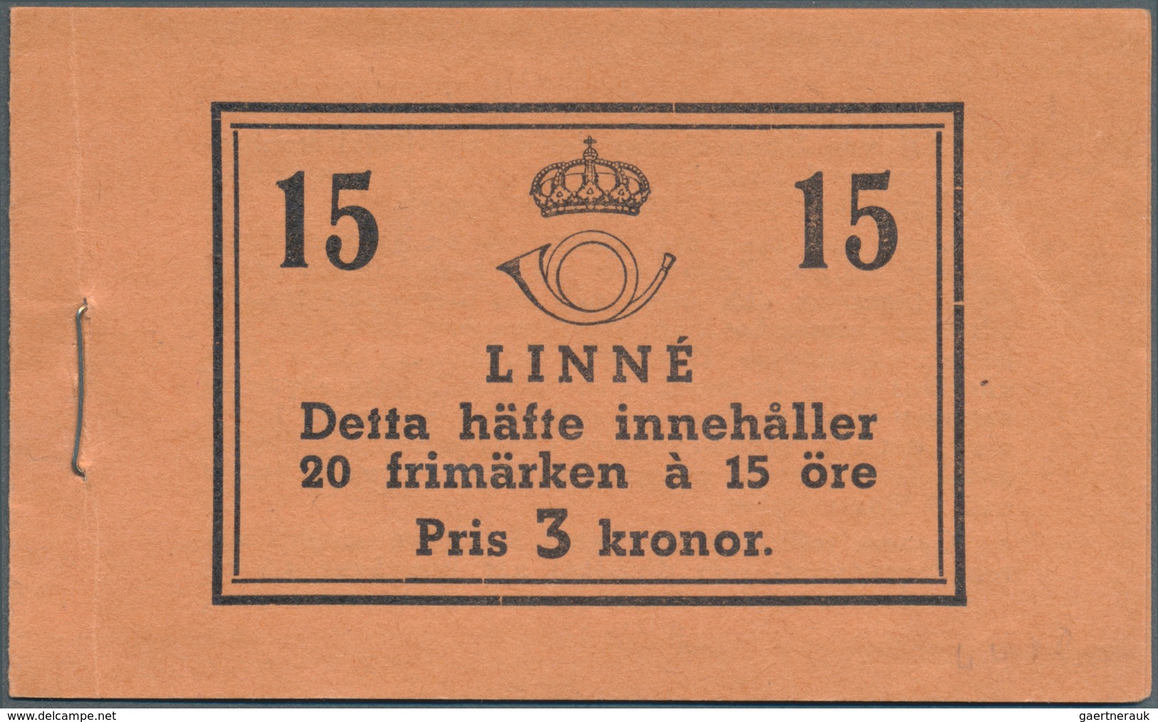 Schweden - Markenheftchen: 1939, Bicentenary Of The Royal Academy Of Sciences (Linne), Complete Stam - 1951-80