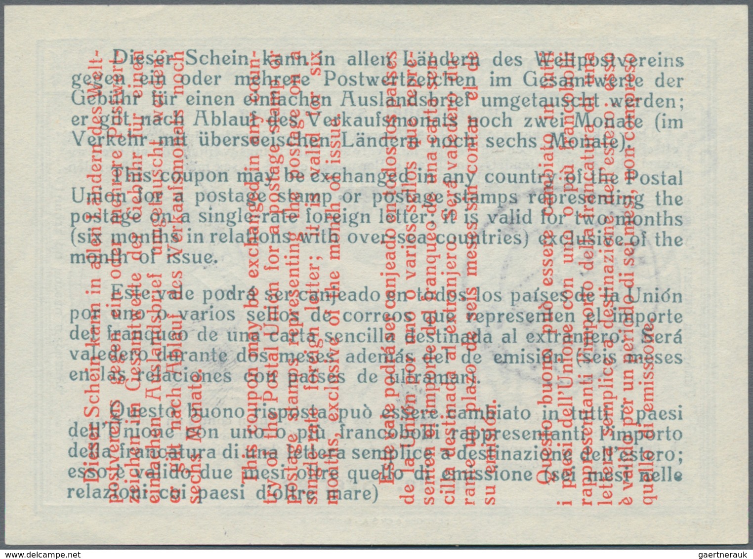 Schweden - Ganzsachen: 1912/1926, Three "Coupon-Response International" 25, 30 And 45 Öre, Used - Postal Stationery