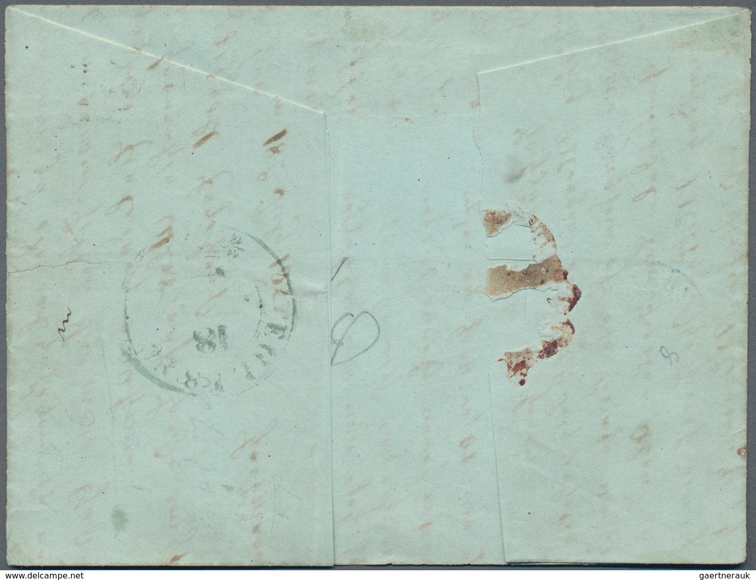 Schweiz: 1850 Rayon II 10 Rp. Schwarz/rot/gelb, Senkrechtes Paar Der Typen 20+28 Vom Stein E-LO, Ver - Used Stamps
