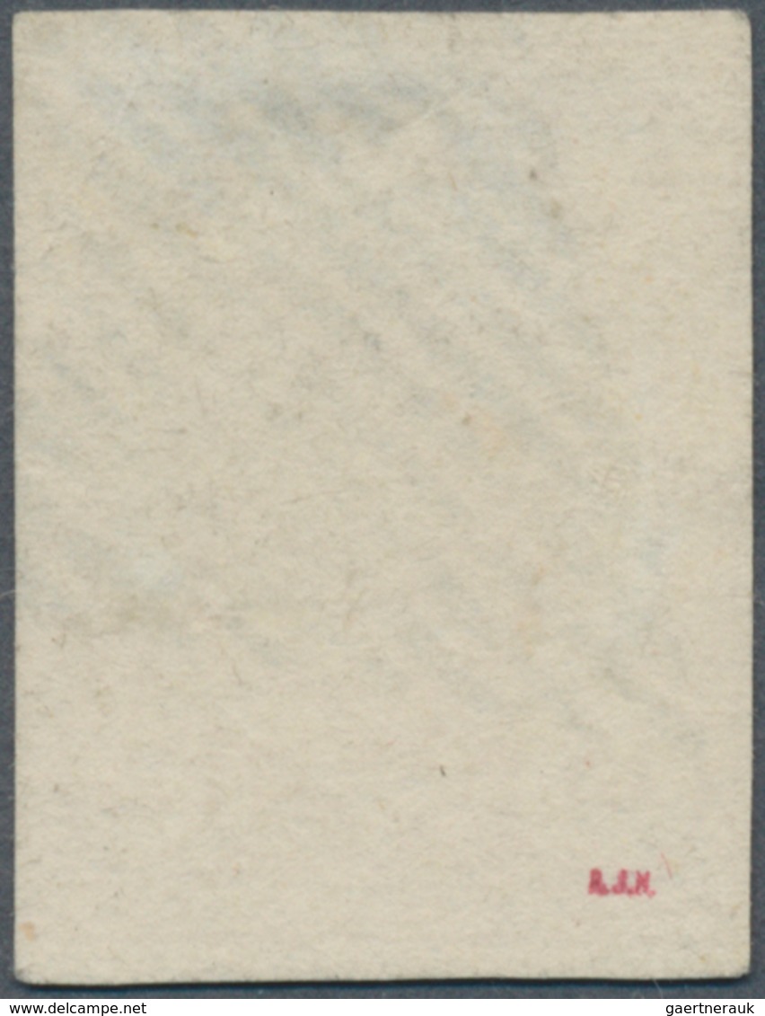 Schweiz: 1852 Rayon III 15 Cts. Ziegelrot, Type 4, Sauber Entwertet Mit Schwarzer, Eidg. Raute, Rins - Used Stamps