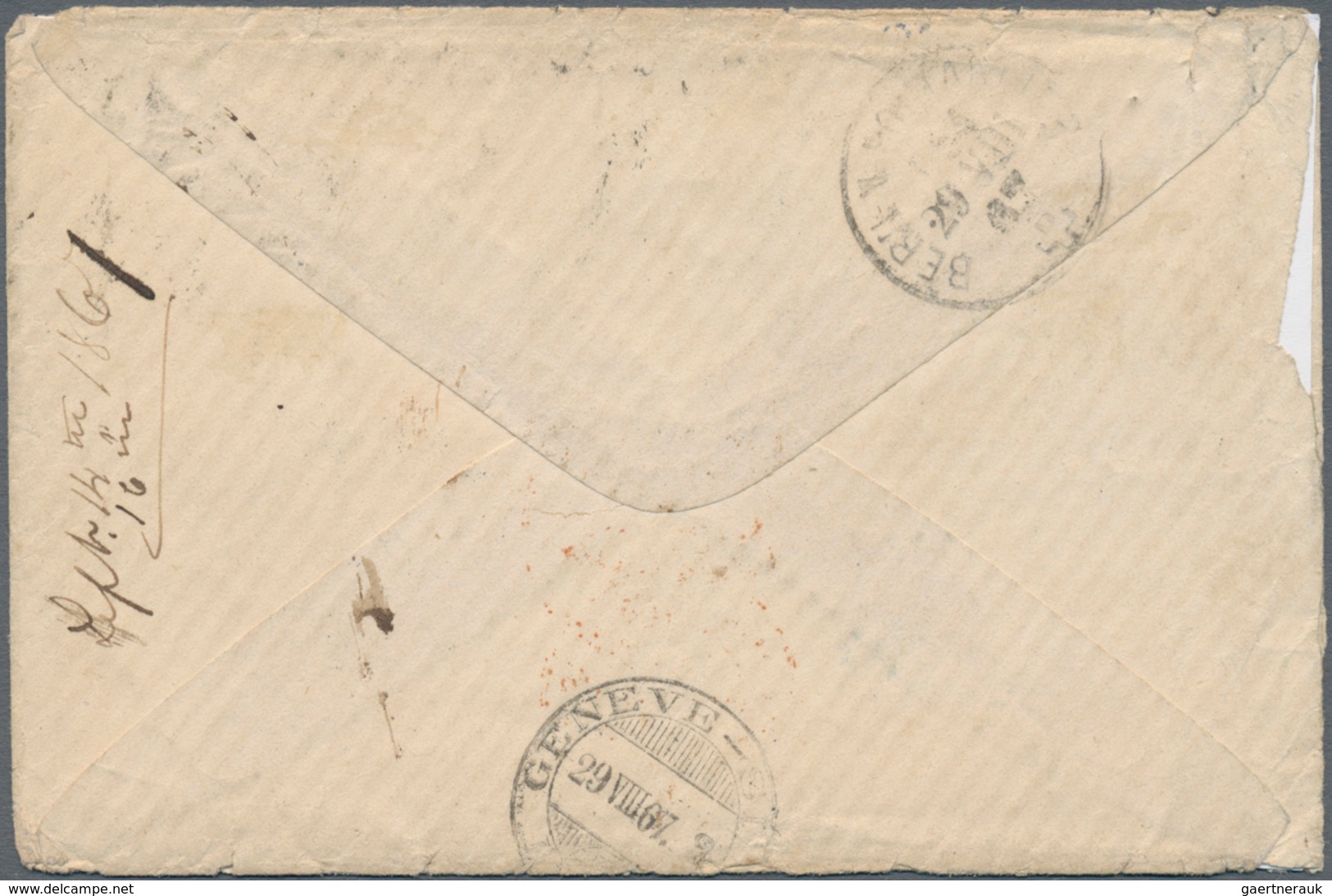 Schweiz: 1961, Brief Von "MARTIGNY 29 AOUT 61" Via Le Havre Nach New York. Dort Mit Portostempel "de - Used Stamps