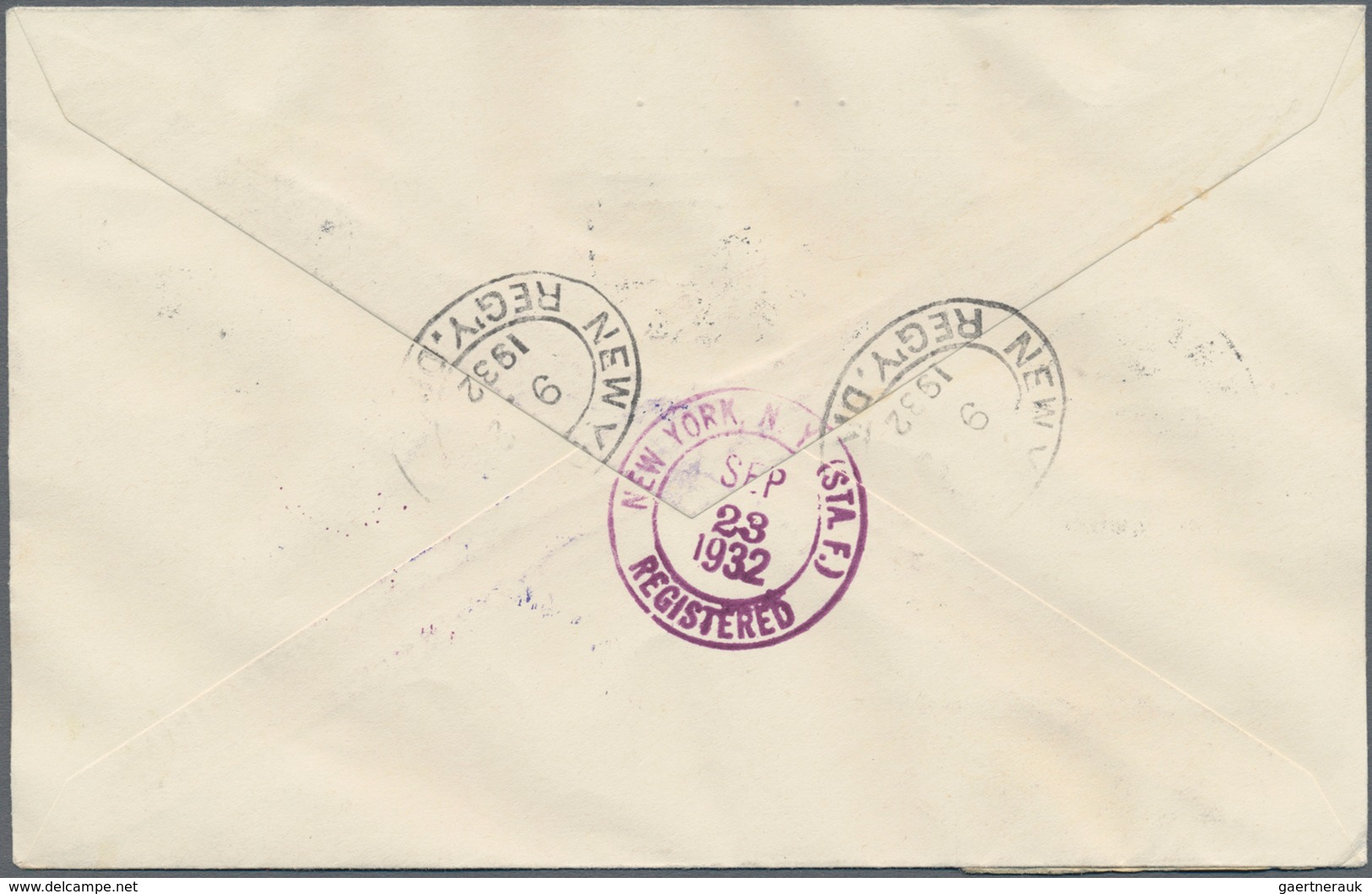 Schweiz: 1932, Kataultpost, Vertragsstaaten: Einschreiben Ab BASEL 1 Mit Blauem Bestätigungsstempel - Used Stamps