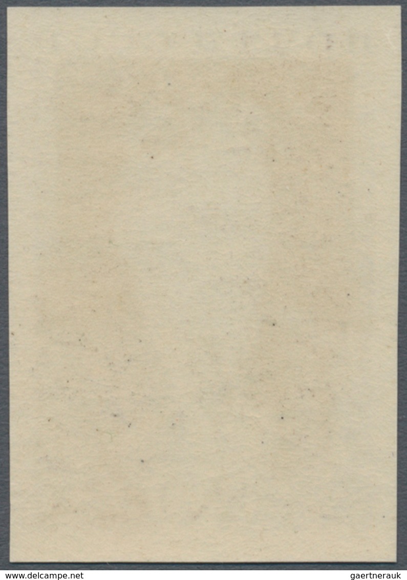 Sowjetunion: 1935, Kalinin 20kop. Blackish Brown IMPERFORATE, Unmounted Mint. Certificate Hovest VP. - Other & Unclassified