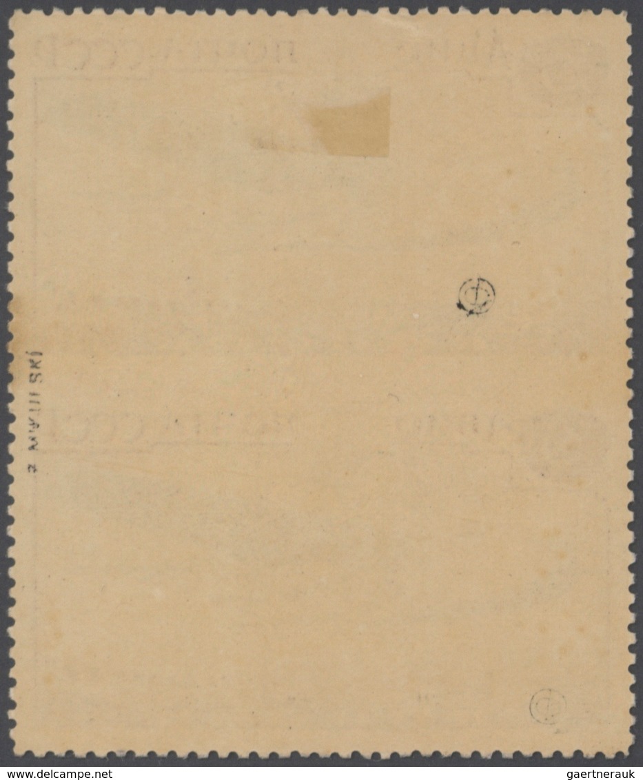 Sowjetunion: 1937, 40kop. Airmails, Vertical Pair "IMPERFORATE IN BETWEEN", Mint O.g., Top Stamp Wit - Other & Unclassified