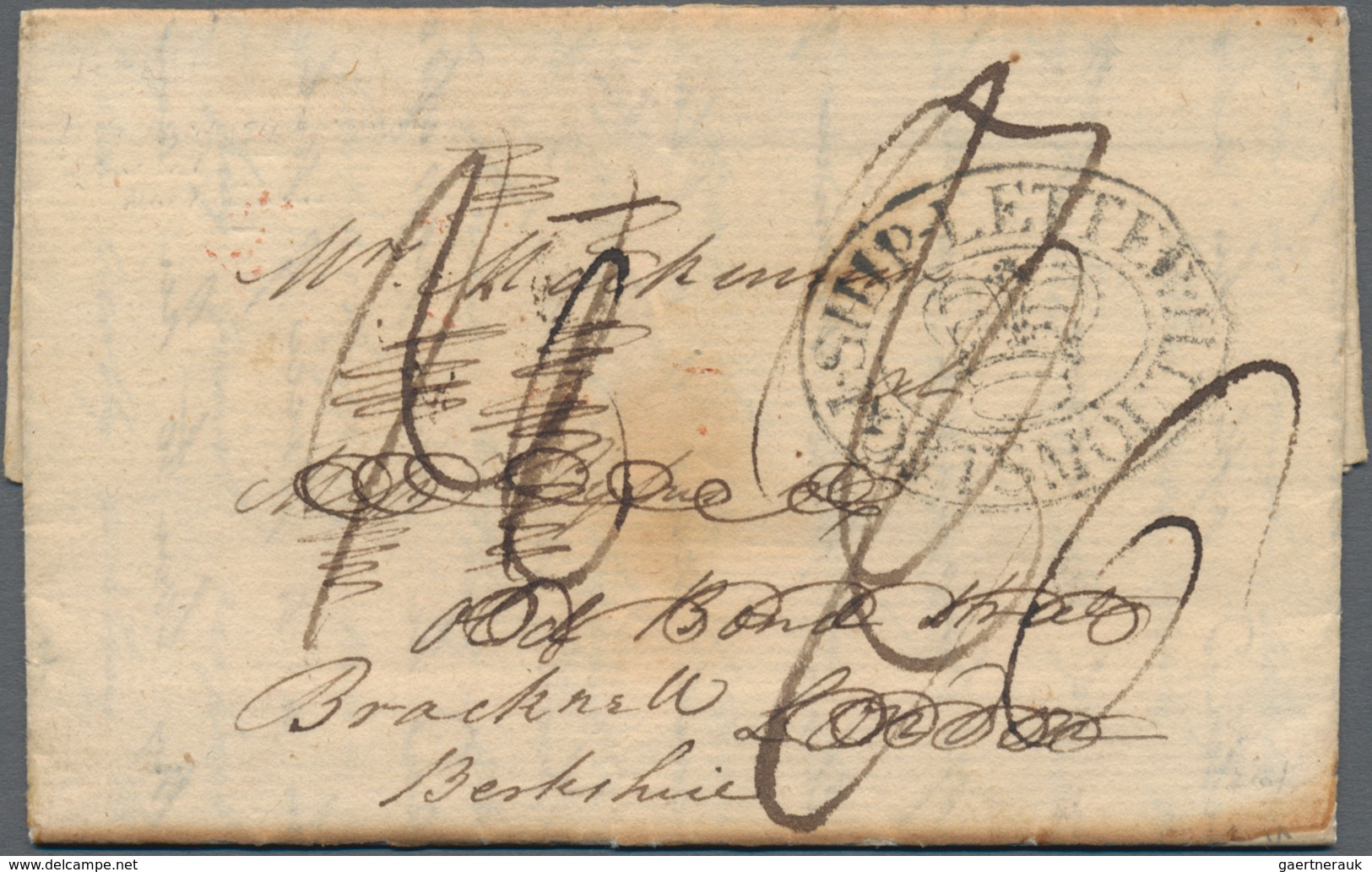 Spanien - Vorphilatelie: 1809, Peninsular War, Written By Maj. General Henry Mackinnon On July 22 Nd - ...-1850 Prephilately