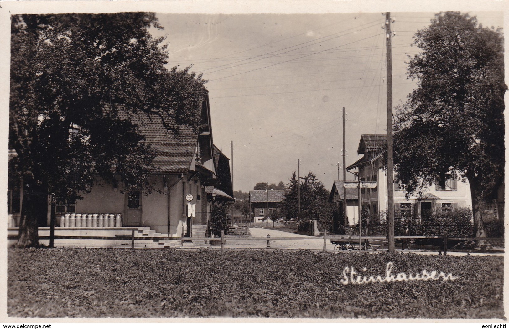 Steinhausen Mit Käserei Und Zapfsäule - Autres & Non Classés