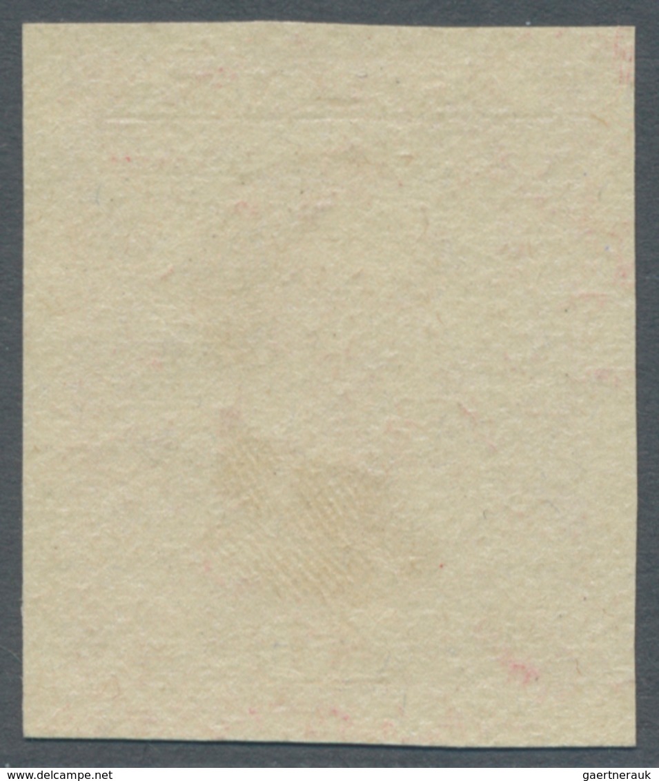 Spanien: 1930, King Alfonso XIII. Definitive 40c. Imperforate COLOUR PROOF In Carmine-red, Mint Neve - Other & Unclassified