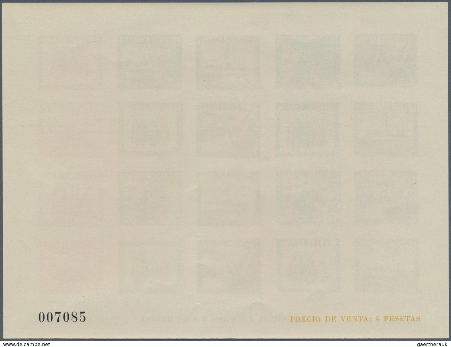 Spanien: 1938, Army And Navy Perforated And IMPERFORATED Miniature Sheets Numbered On Reverse, Mint - Andere & Zonder Classificatie