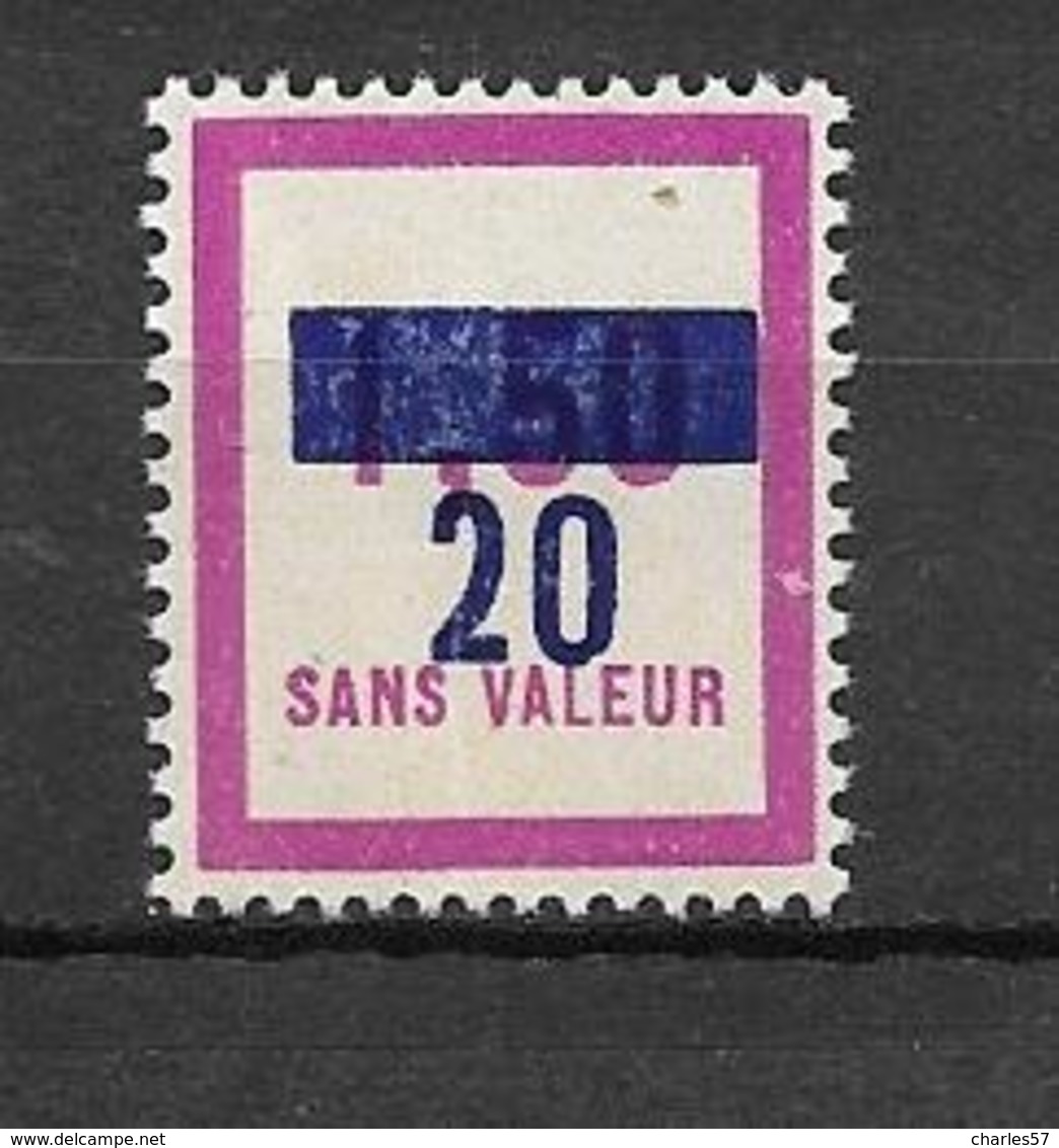 FRANCE FICTIF N°F73** Mnh Sans Charnière - Fictifs