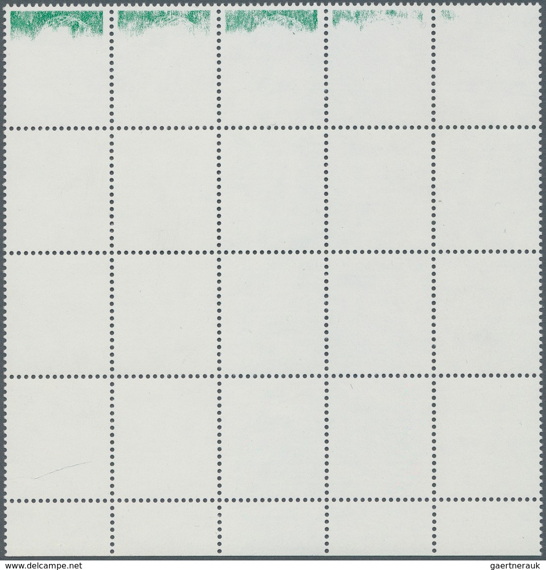 Spanien: 1985, Definitives "Juan Carlos", 45pta. Bright Emerald, Bottom Marginal Block Of 20, All Fi - Andere & Zonder Classificatie