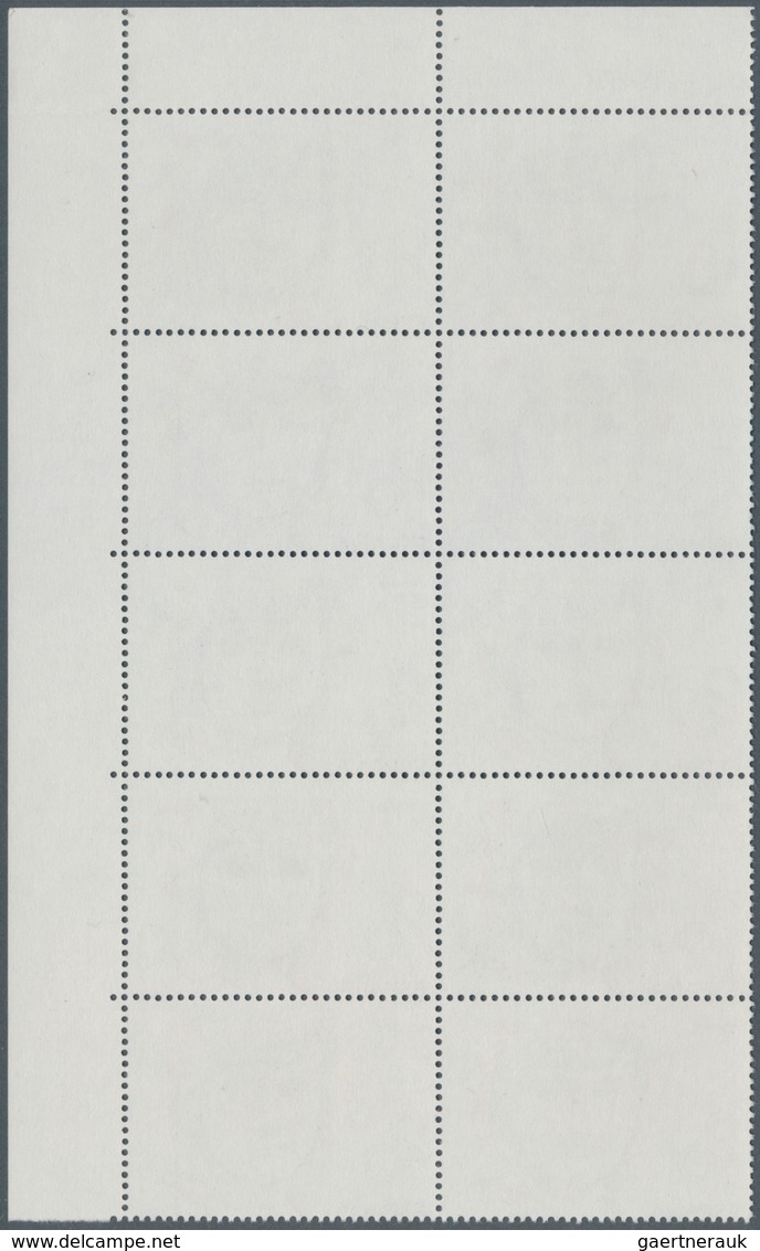 Spanien: 1989, 20pts. "Maria De Maetzu" With Vertical Perforation Shift, Marginal Block Of Ten From - Andere & Zonder Classificatie