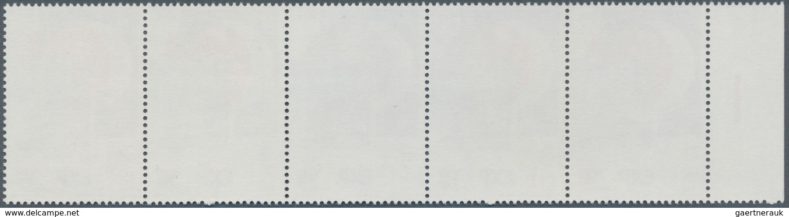 Spanien: 1989, 8pts.+5pts. "Expo '92", Left Marginal Horizontal Strip Of Five Without Impression Of - Andere & Zonder Classificatie