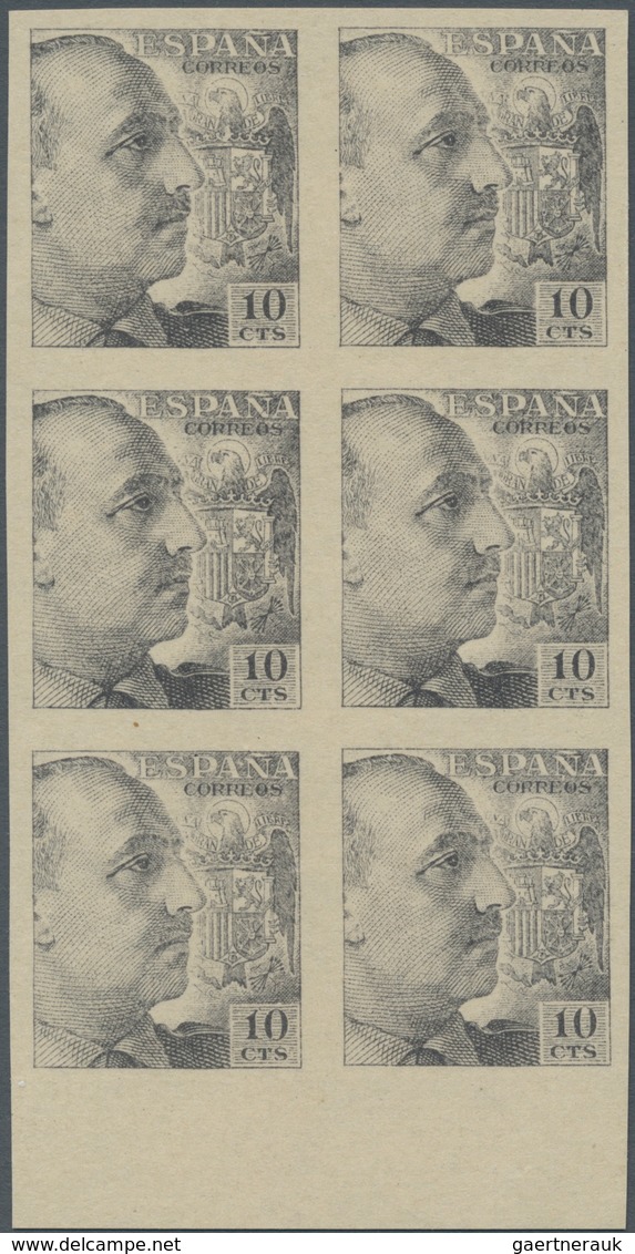 Spanien - Zwangszuschlagsmarken Des Staates: 1939, Compulsory Surtax Stamp General Franco 10c. IMPER - Impuestos De Guerra