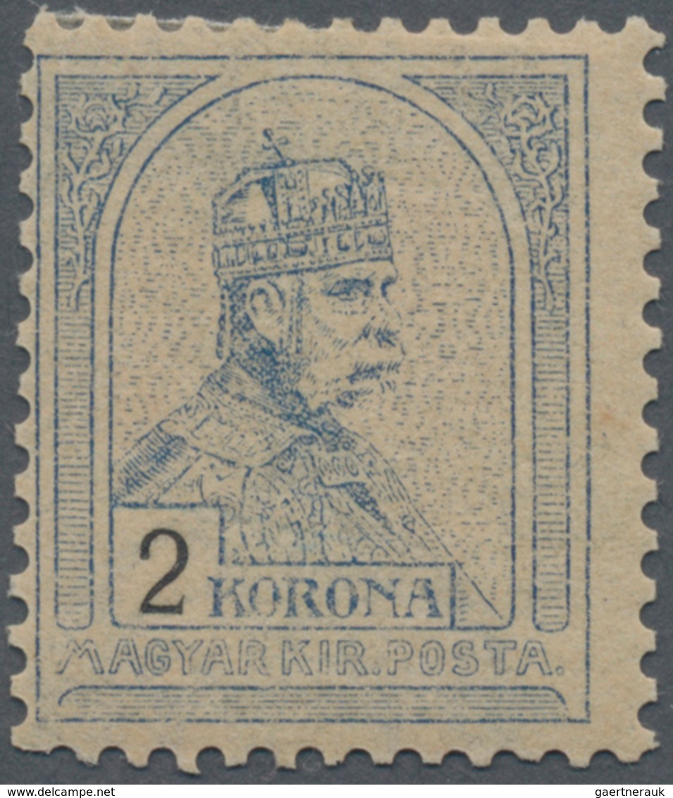 Ungarn: 1904. Emperor Francis Joseph I. (Numerals In Black). 2 Kr Pale Gry-blue, Perf. 12 X 11 1/2, - Covers & Documents