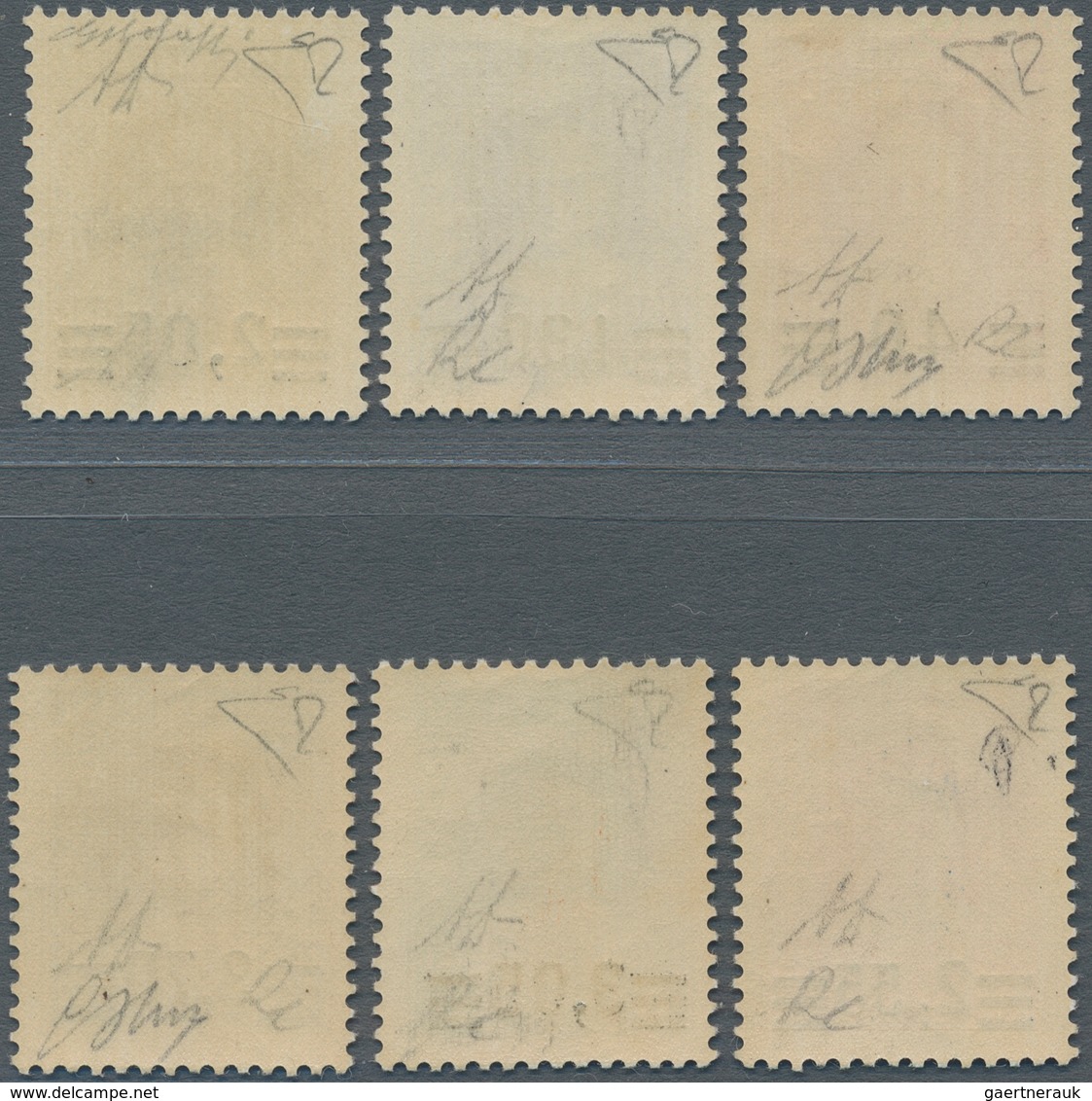 Vatikan: 1934 Provisionals, Complete Set Of Six, Mint Never Hinged, 1,30l. With Little, Lightly Brow - Andere & Zonder Classificatie