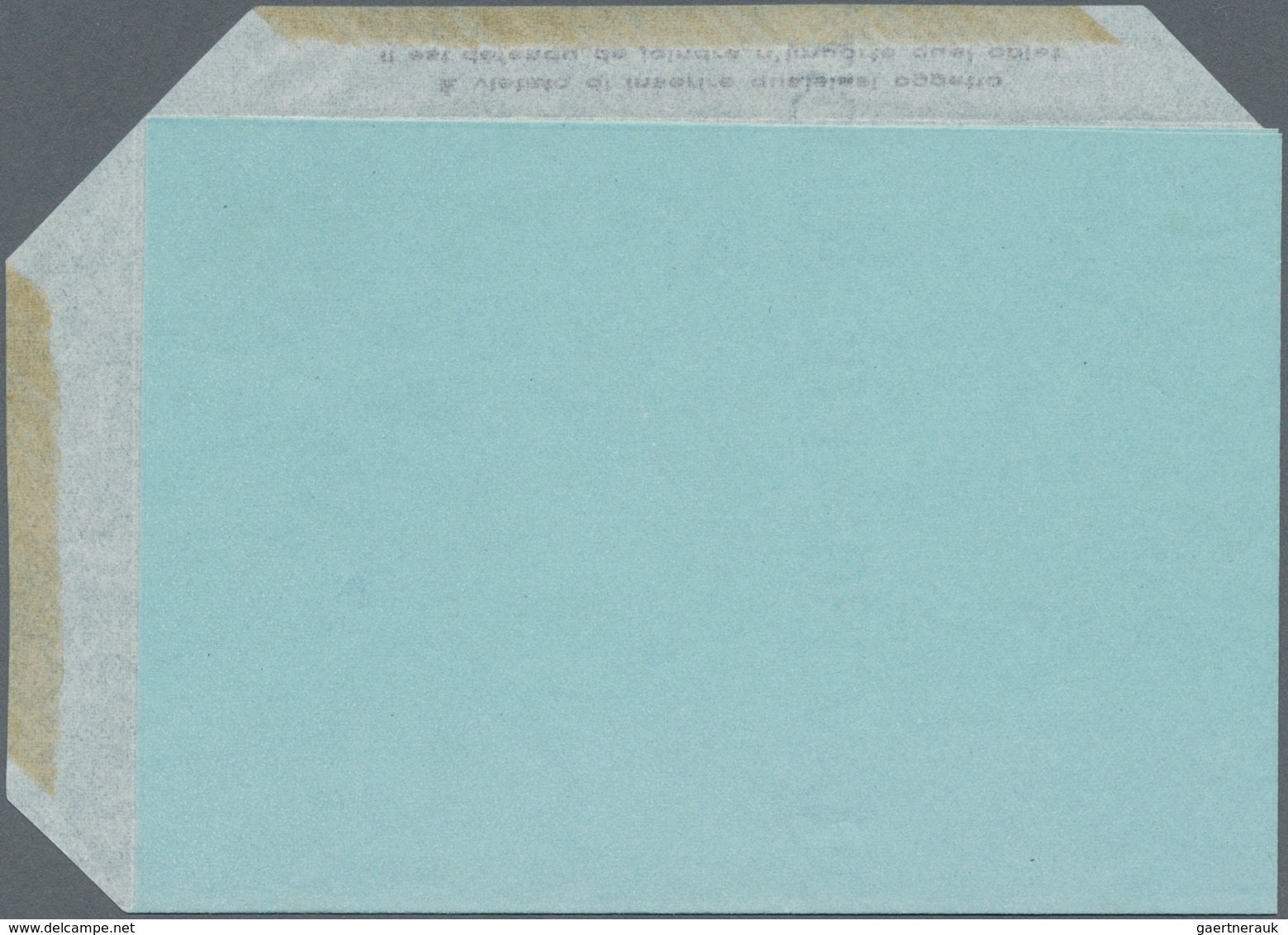 Vatikan - Ganzsachen: 1952, Airletter L. 80 "AEROGRAMMA" Blue, Unused, Two Varieties: (1) Missing In - Enteros Postales