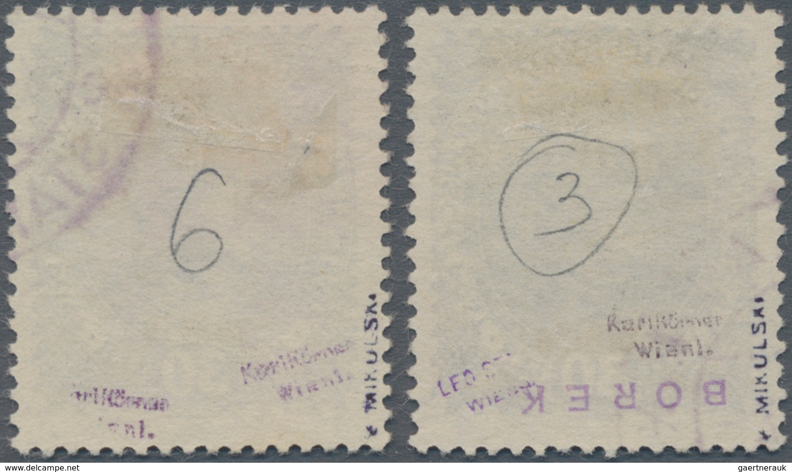 Westukraine: 1919, 1st Stanislaus Issue Sch On 3o H. Varieties: No Dot After "H" (Pos. 3) And Wide S - Oekraïne