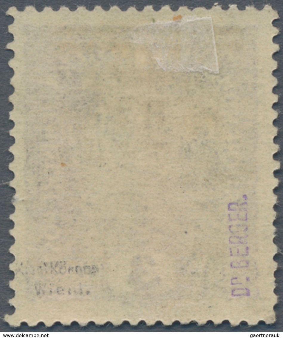 Westukraine: 1919, Stamp From Austria Schahiw On 3 H With "missing 'Y'", Rare! Certificate Mikulski. - Ukraine