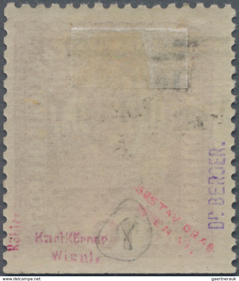 Westukraine: 1919, Postage Due From Austria Schahiw On 10 H From Booklet, Certificate Mikulski. - Ukraine