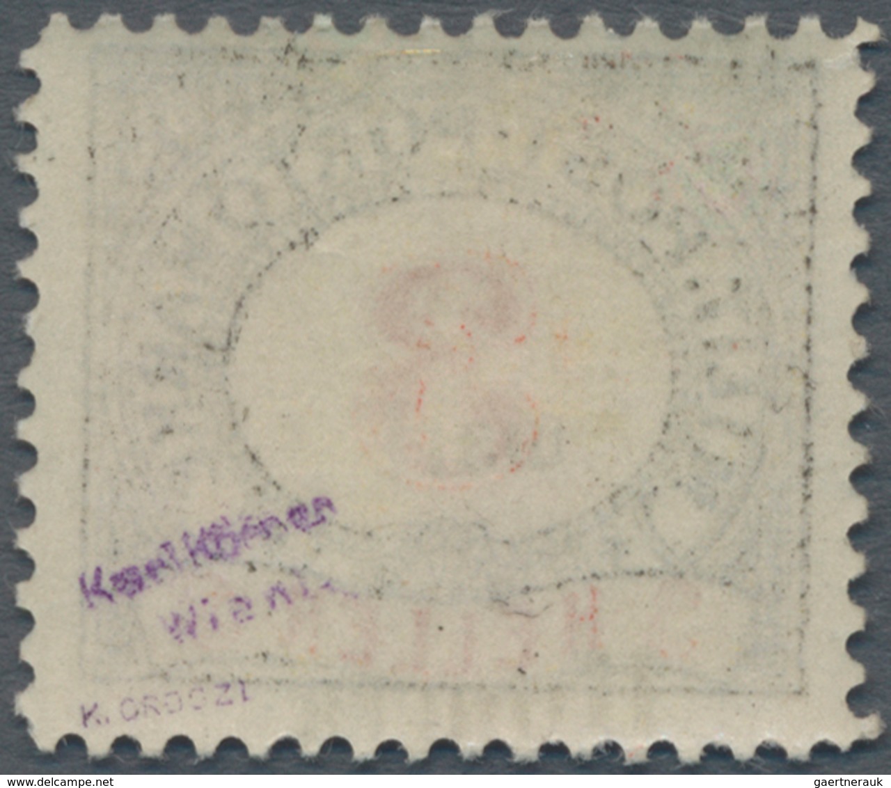 Westukraine: 1919, Overprint On 3h. Postage Due With Transposed Lines Of Surchage, Very Rare! - Ukraine