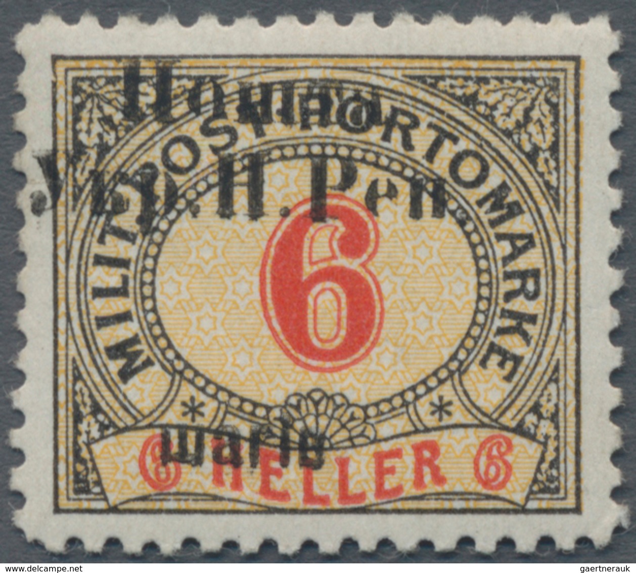 Westukraine: 1919. Stanislav, 2nd Issue Scha On 6 H With Varity "loner Dot After Pen (pos. 12), (Mi€ - Ukraine