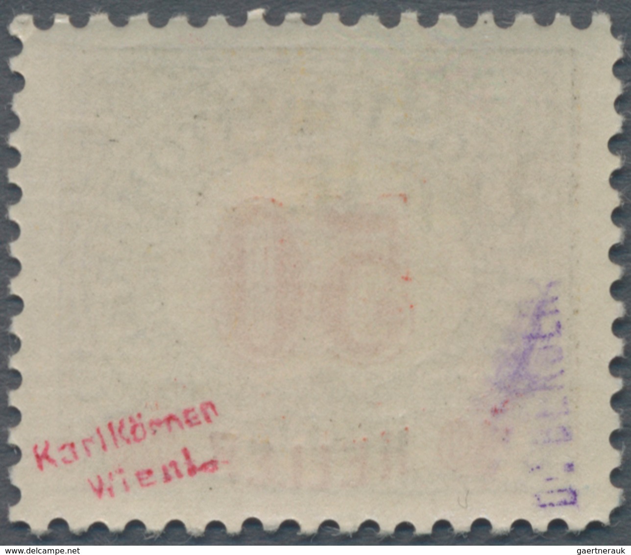 Westukraine: 1919, Stanislav, 2nd Issue Scha On 40 H With Varity "missing 'Pen'", Certificate Mikuls - Oekraïne