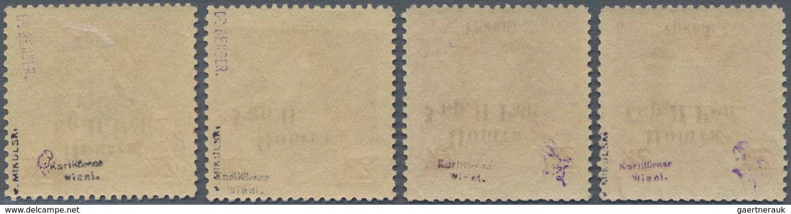 Westukraine: 1919, Postage Stamp. Austrian-Hungarian Field Post With Overprint G On 2 K, Inverted Ov - Oekraïne