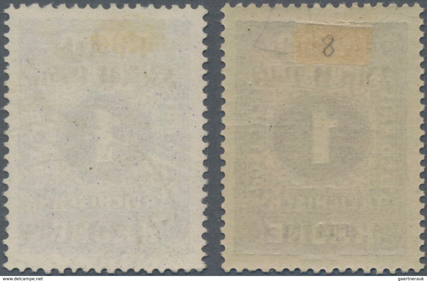 Westukraine: 1919, Overprint On 1kr. Ultramarine, Mint O.g. And Used, (pos. 8), Certificate Ceremuga - Ukraine