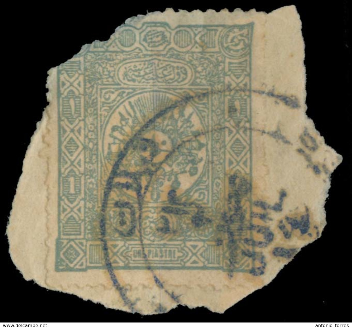 ALBANIA. C.1890. Turkish Period. Stamps Cancelled Durres (Durazzo). Damaged. - Albanien