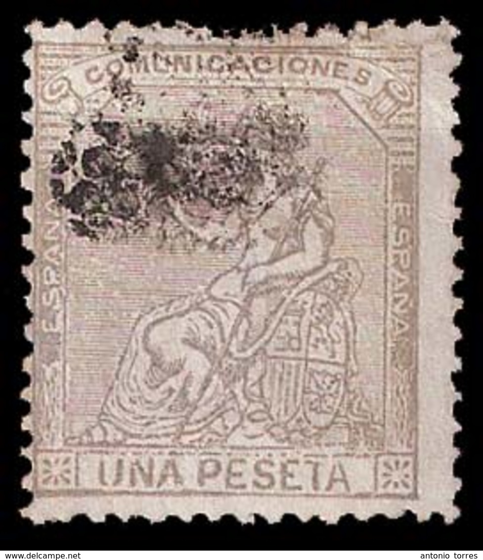 E- I REPUBLICA. 138ºFP. 1873. 1pta Falso Postal Subtipo, Muy Raro Usado Por Correos. - Other & Unclassified