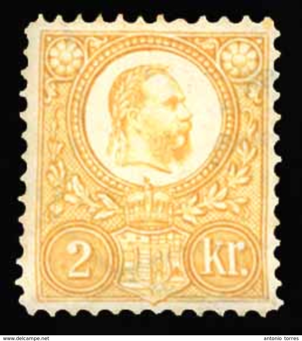 HUNGARY. Single. Unused. Rf 11 ½ , Fresh Part O..s. Scarce Small Crease. - Other & Unclassified